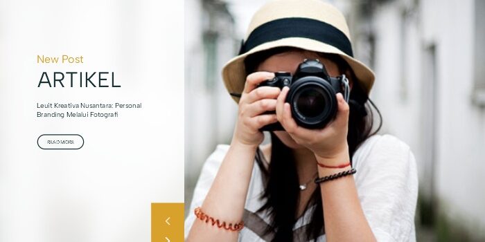 Leuit Kreativa Nusantara, Personal Branding Melalui Fotografi