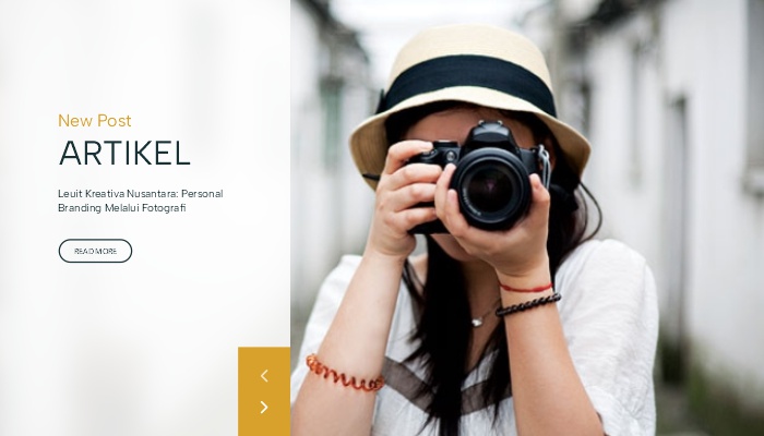 Leuit Kreativa Nusantara, Personal Branding Melalui Fotografi